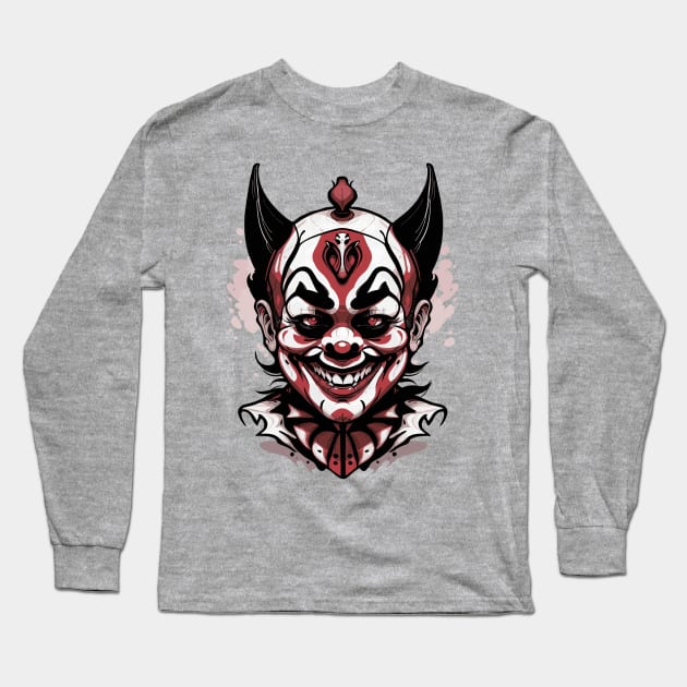 The evil clown Long Sleeve T-Shirt by BYVIKTOR